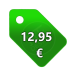 Preisschild 12,95
