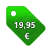 Preisschild 19,95
